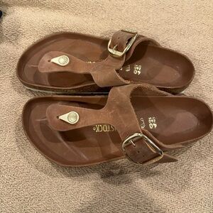Birkenstock Brown Leather Sandals
